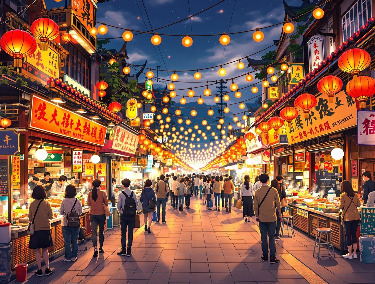 夜市人生 - 红果漫剧 夜市人生 - 红果漫剧市井生活题材短剧封面